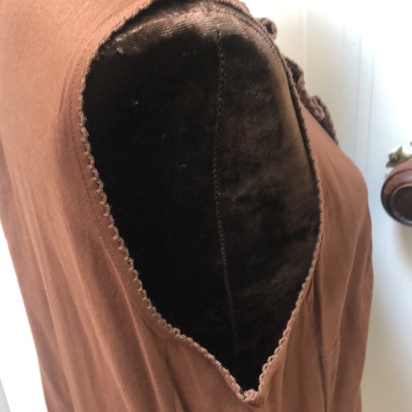 Tory Burch Brown Pink Yellow Sleeveless Tunic NWT - Picture 7 of 14